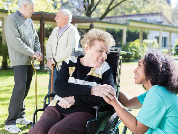 Icon or graphic representing improved quality home healthcare.