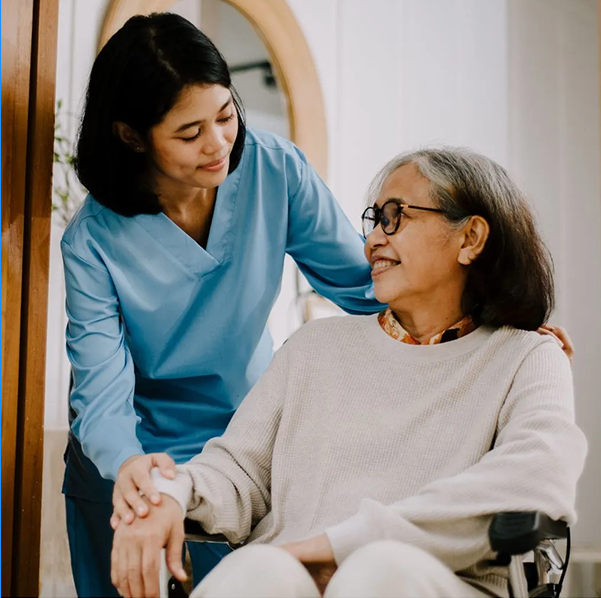 Visual highlighting the difference in quality home healthcare.