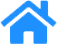 Icon of a house, representing home care or a home page link.
