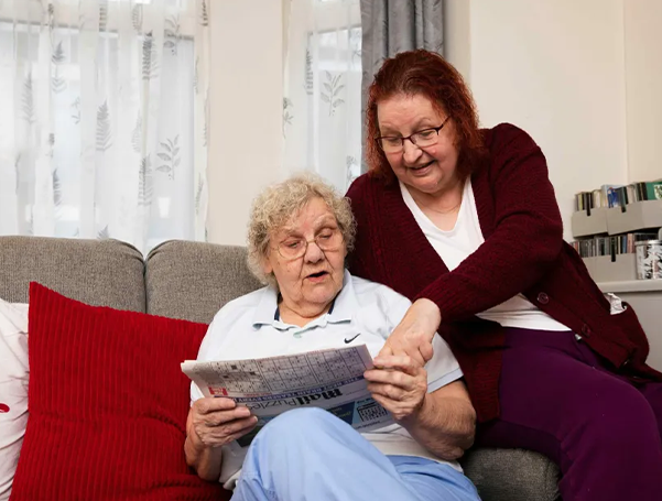 Visual representation of respite care services.