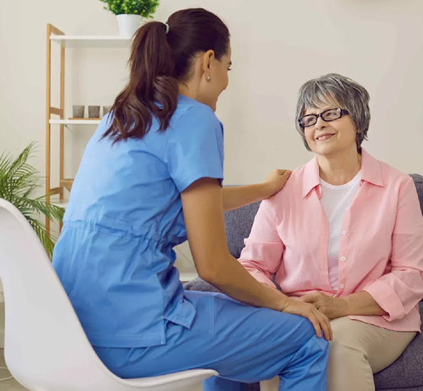 Seamless Transition graphic for home healthcare.