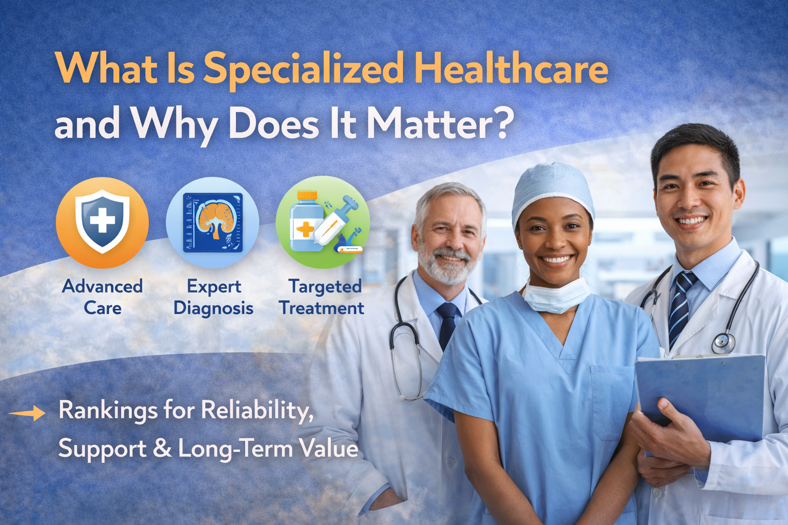 What is specialized healthcare and why it matters for advanced care, expert diagnosis, and targeted treatment by medical professionals